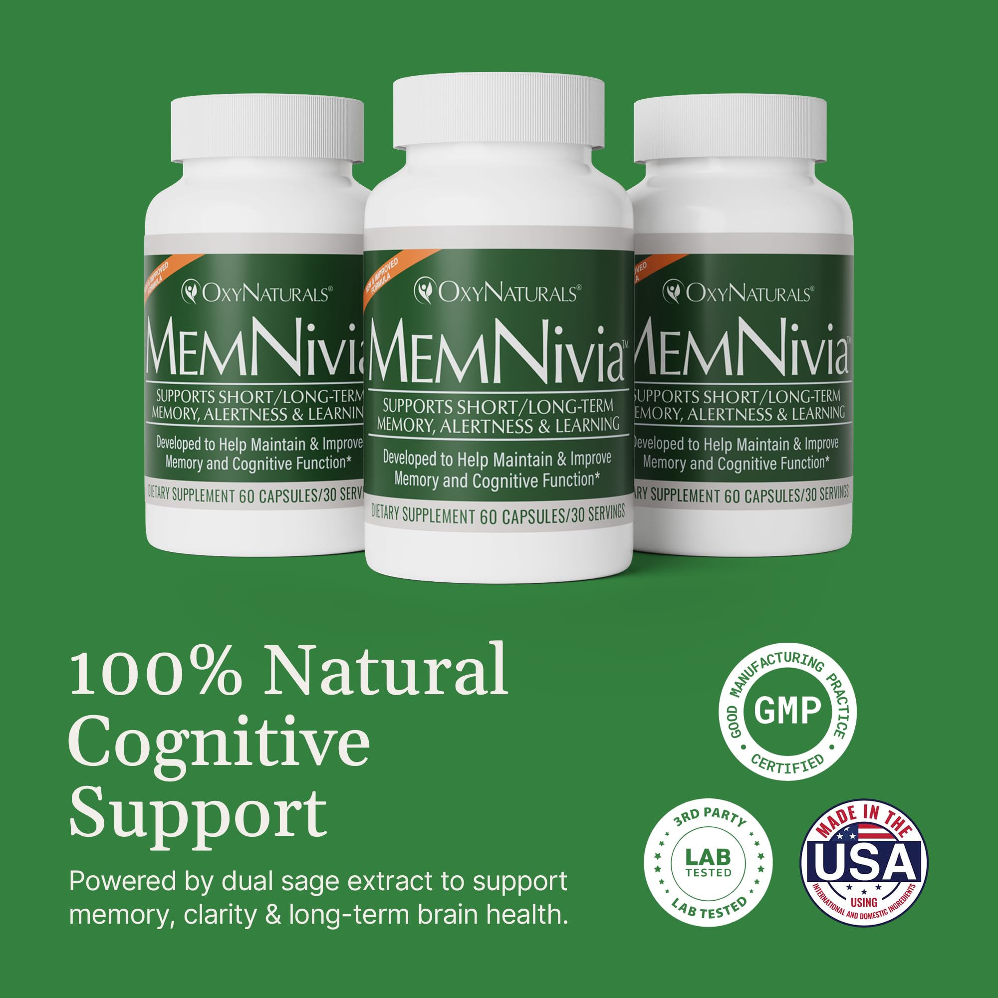 Capsules arranged for easy daily routine.