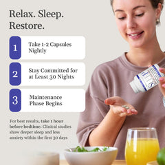 OxyNaturals Sleep pour scene shows easy nightly intake.