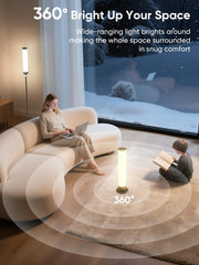 Color temperature settings on the OYADISIIOP lamp tailor sessions to time of day.