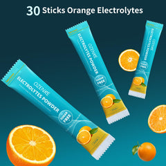 OZENKE 30-stick box highlighting portable hydration for travel and workouts.