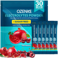 OZENKE electrolytes packets 30 sticks closeup for fast hydration and flavor