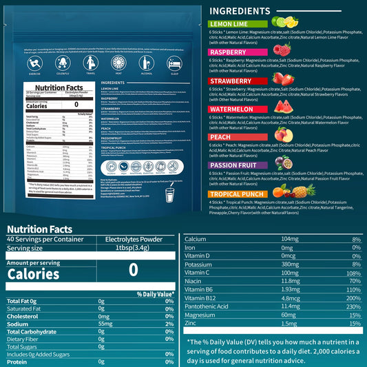 OZENKE watermelon electrolyte packet helps replenish fluids on hot days