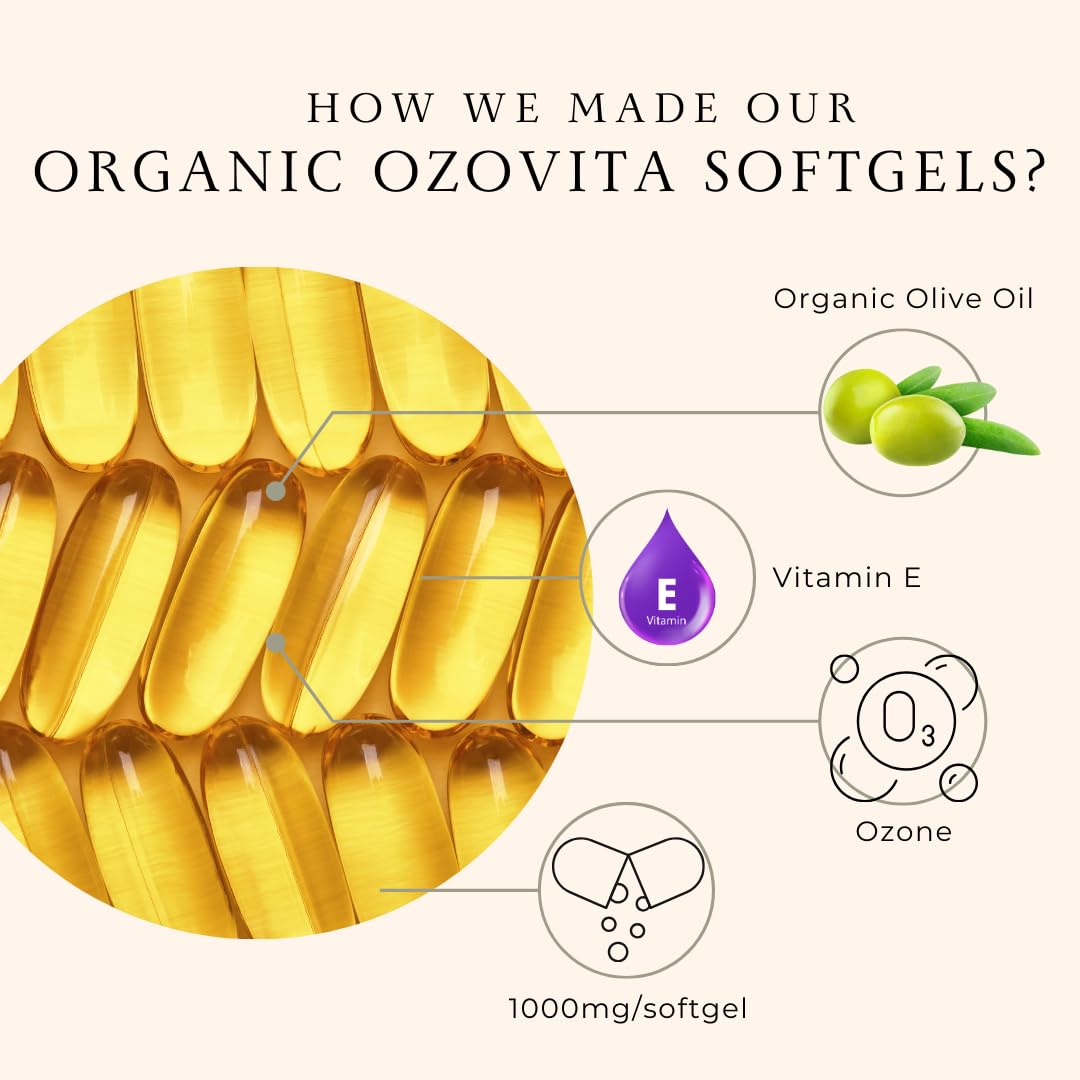OZOVITA organic extra virgin olive oil source label close-up