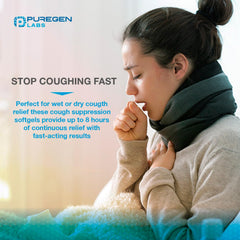P Puregen Labs compare-ready packaging resembling Robafen and Robitussin for informed choice.