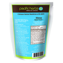 iSleep granules dissolving in warm water for a soothing bedtime tea