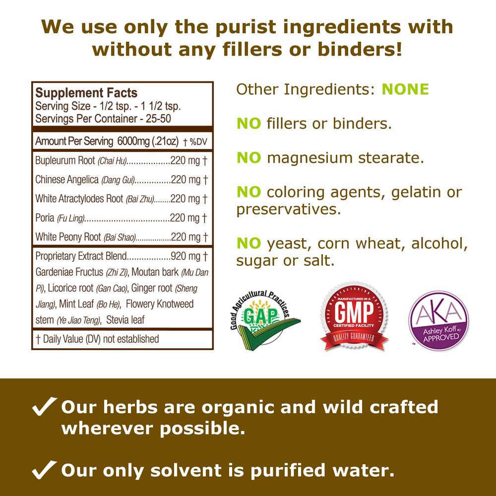 Close up of 10to1 ratio highlighting potent herbal concentration