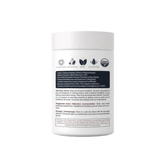 Organic Canada certification and purity on Pacific Rim Mushrooms Turkey Tail label.