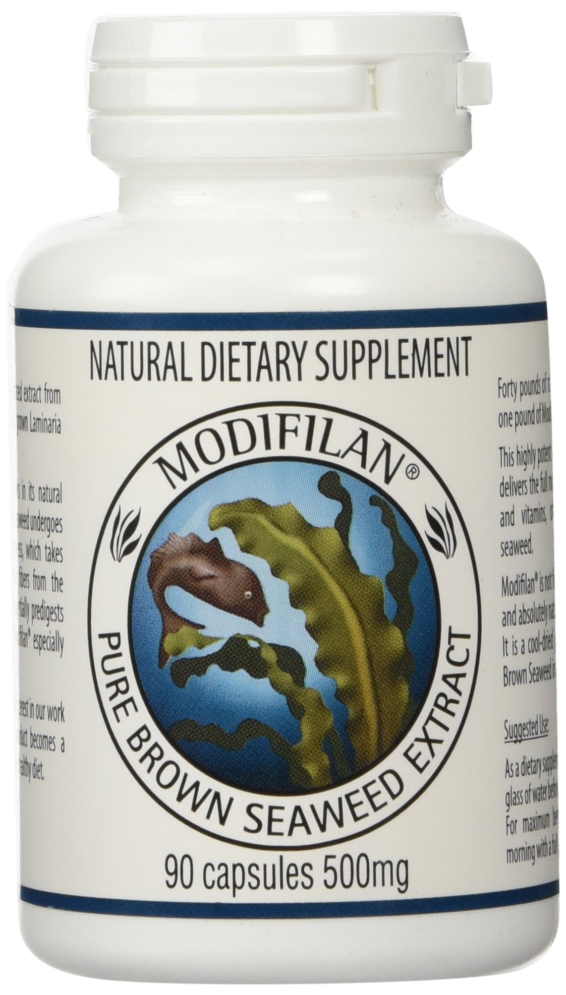 Modifilan 90 caps bottle — natural seaweed supplement for daily wellness