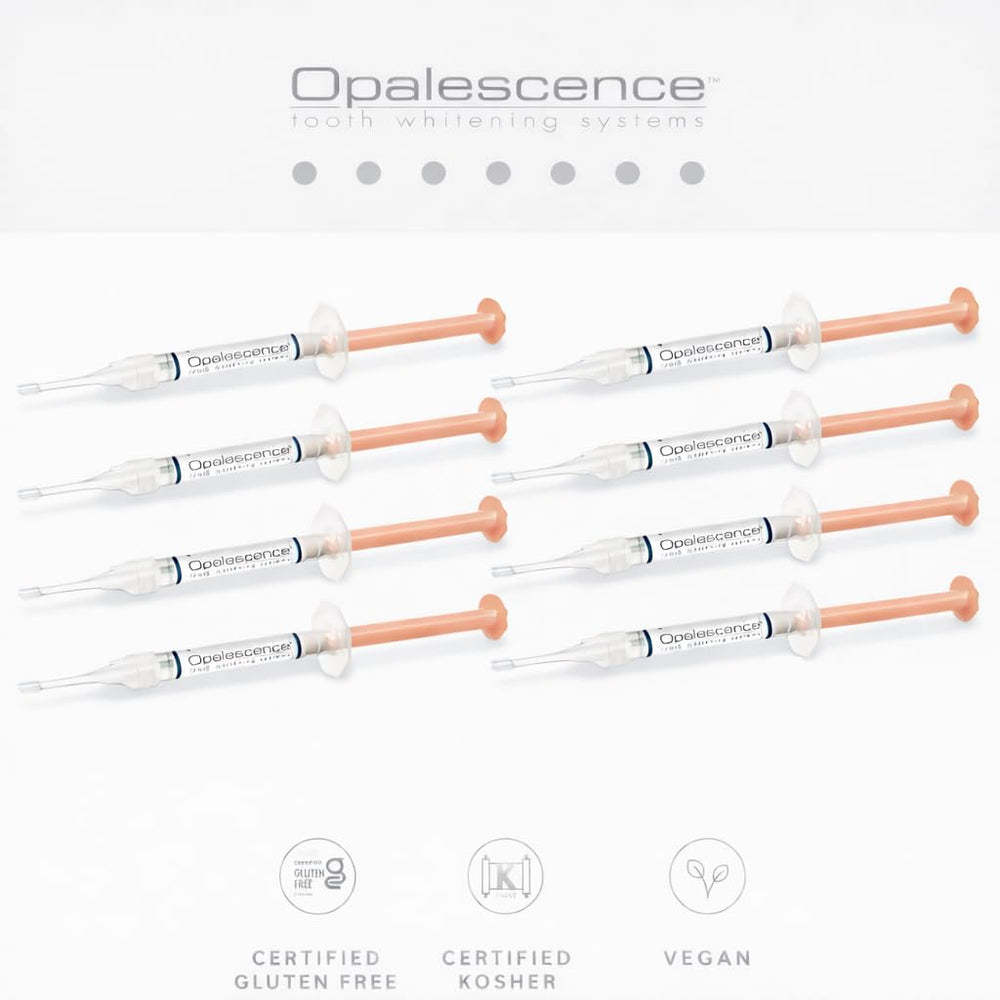 Opalescence packaging and instruction booklet for the refill kit.