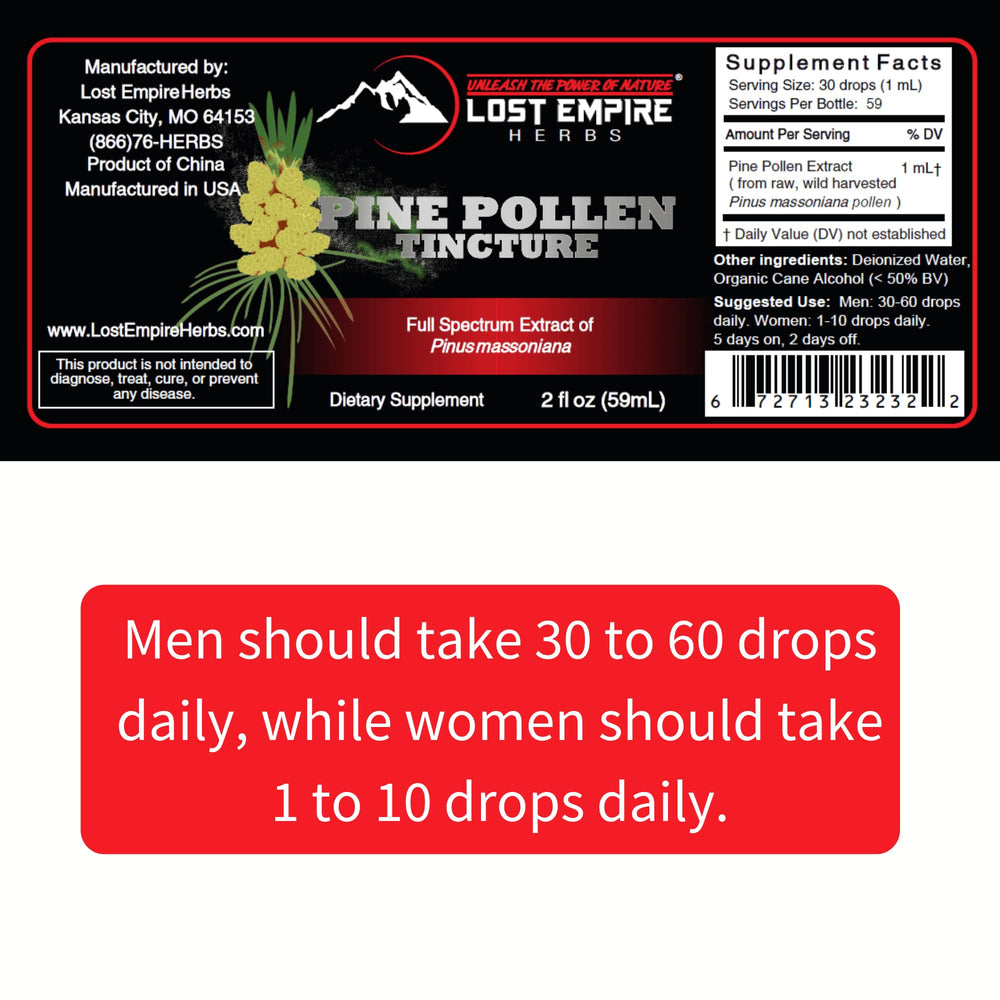 Dosing guide printed on packaging