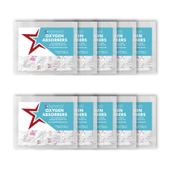 PackFreshUSA 100cc oxygen absorber compartment pack preserves dry foods for longer.
