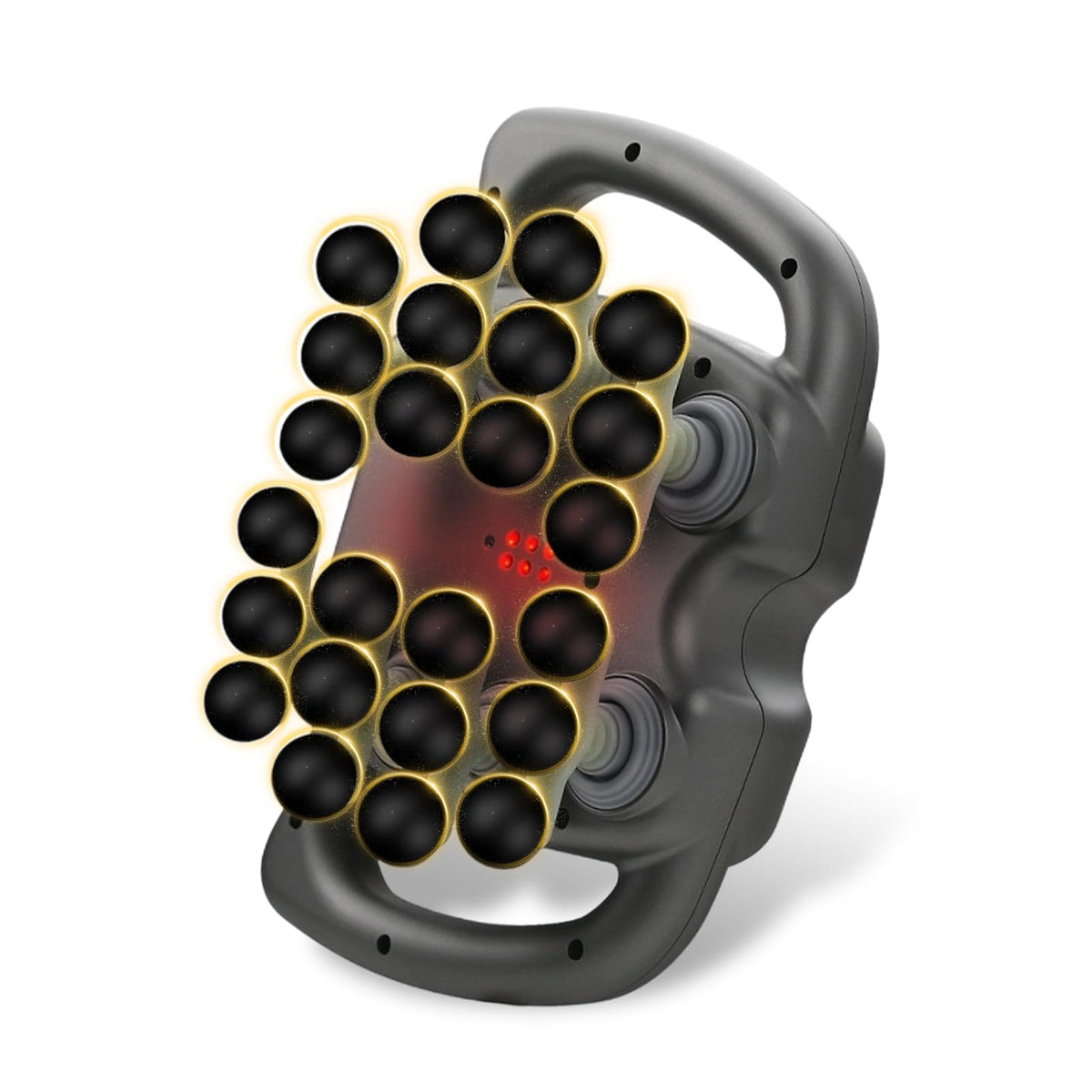 PakaLife 16-head massage gun with multiple heads for targeted deep tissue relief