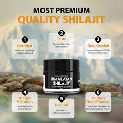 PakShilajit Himalayan origin above 17000ft, pure and wild-crafted
