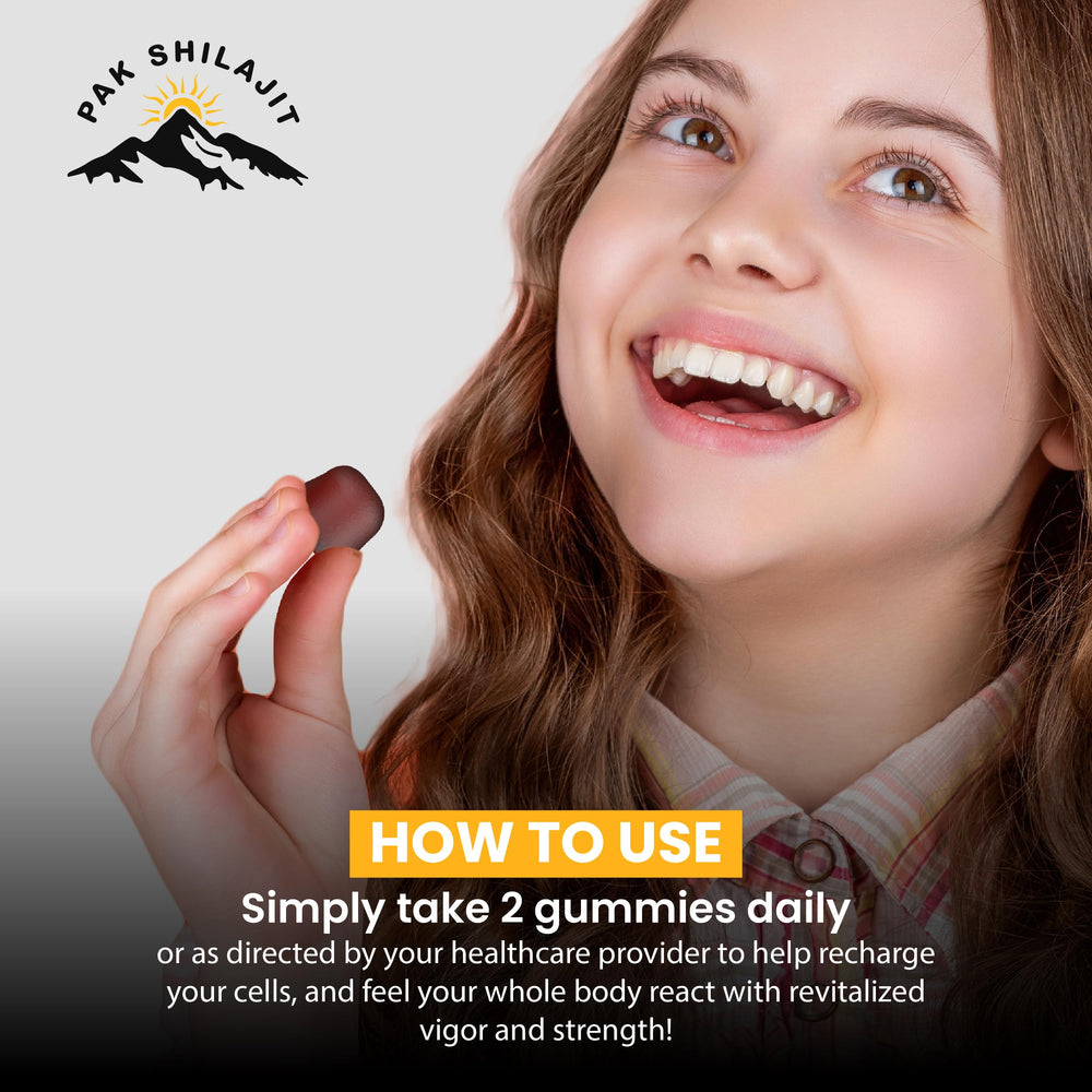 PakShilajit gummies soft bite size for easy daily use