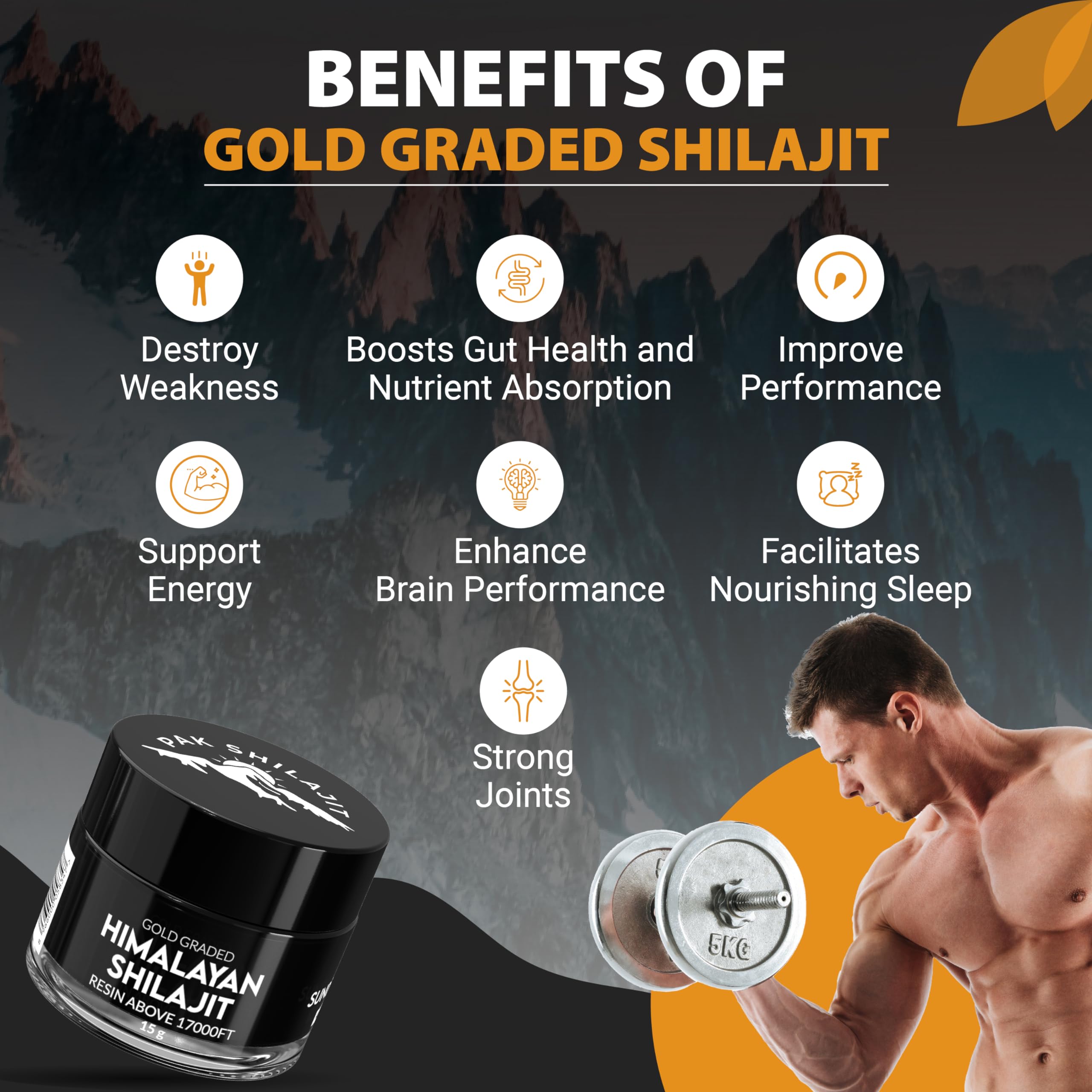 PakShilajit Shilajit resin pour, ready to dissolve for daily use
