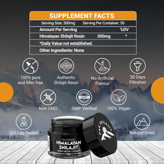 PakShilajit wild-crafted resin, no artificial chemicals included