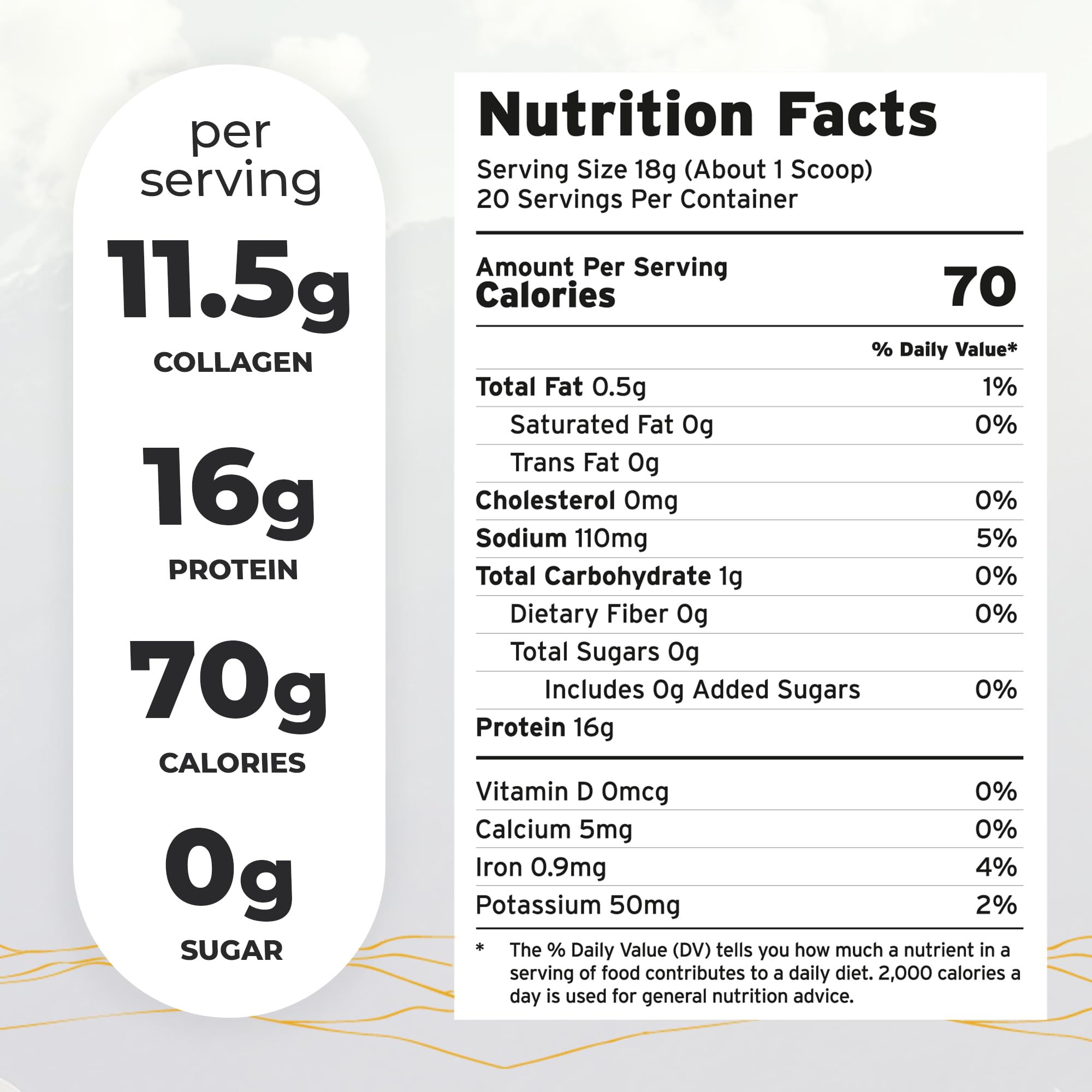 Paleo Pro vanilla smoothie with collagen for convenient protein.