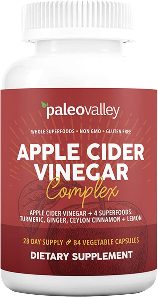 Paleovalley Apple Cider Vinegar Complex bottle—easy daily keto-friendly supplement