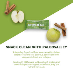 Paleovalley Apple Cinnamon Bars on-the-go usage, gluten-free convenience.