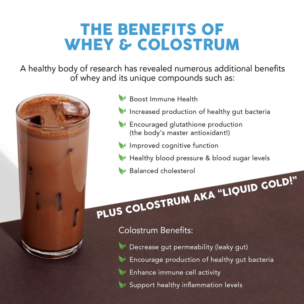 Paleovalley colostrum closeup highlighting immune support and gut health potential
