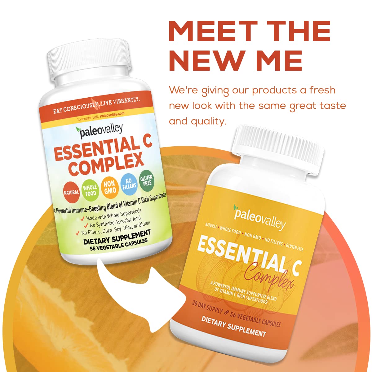 Paleovalley Essential C Complex capsules ready to swallow for convenient intake