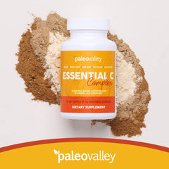 Paleovalley Essential C Complex USA-made product with natural vitamin C sources