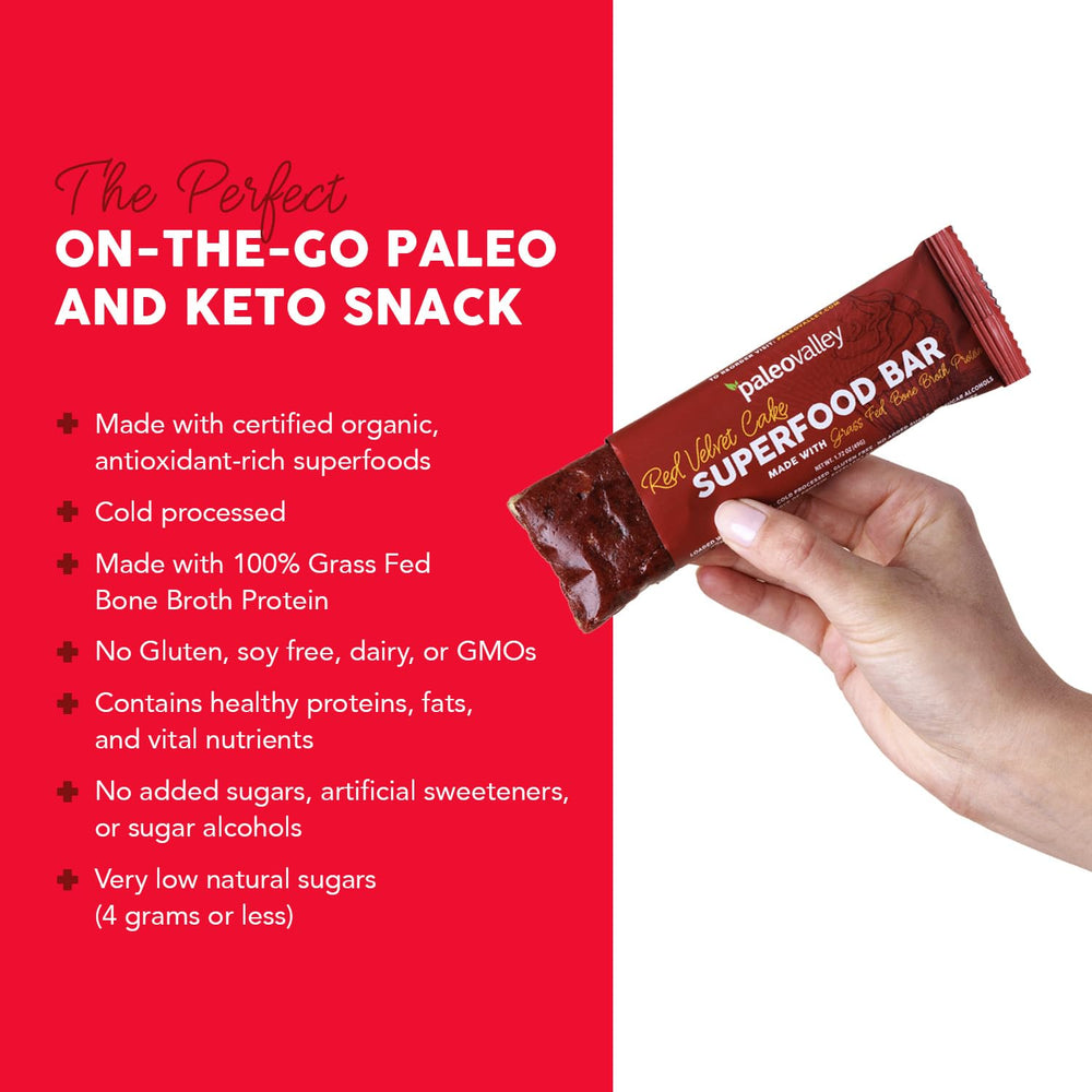 Paleovalley Red Velvet Bars ingredients in bowl, real-food nutrition.