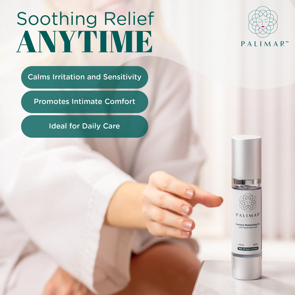 PALIMAR 50ml tube packaging ready for discreet daily care.