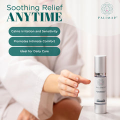 PALIMAR 50ml tube packaging ready for discreet daily care.
