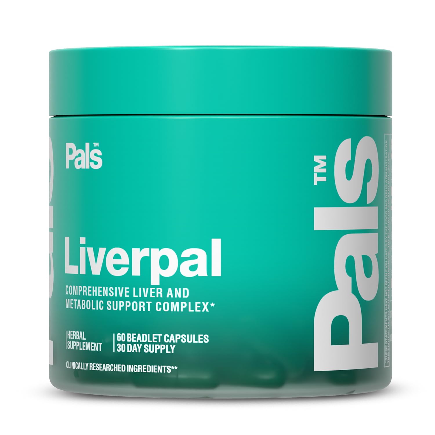 PALS Liverpal bottle with artichoke and silymarin promotes digestion and liver vitality.