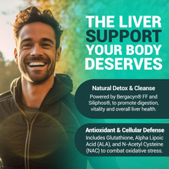PALS Liverpal capsules close-up highlighting vegan, high-absorption liver support.