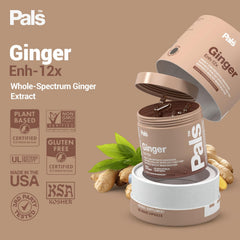 Close-up of PALS capsules shows ultra potent gingeroids content