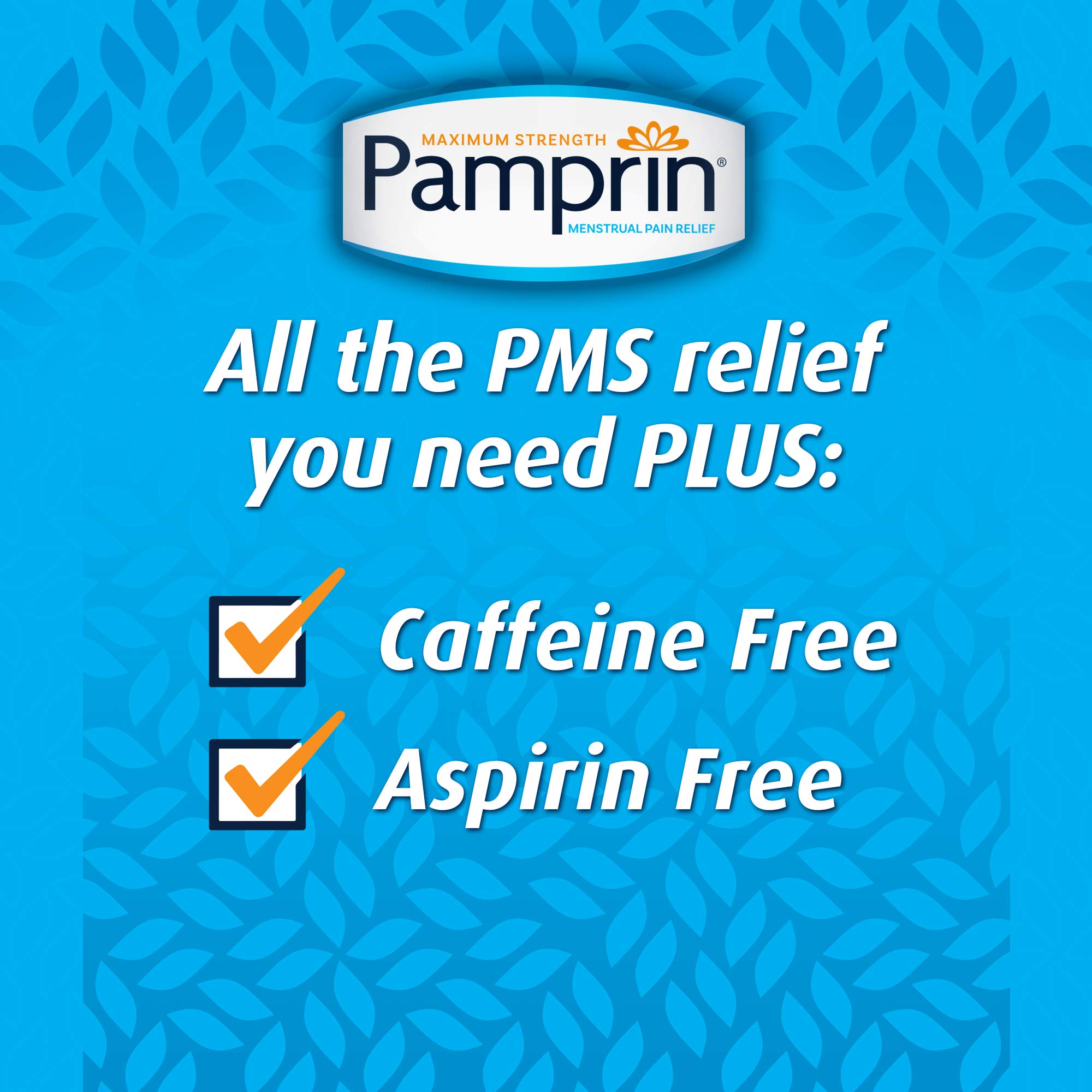 Pamprin label with dosage and warnings for safe use.