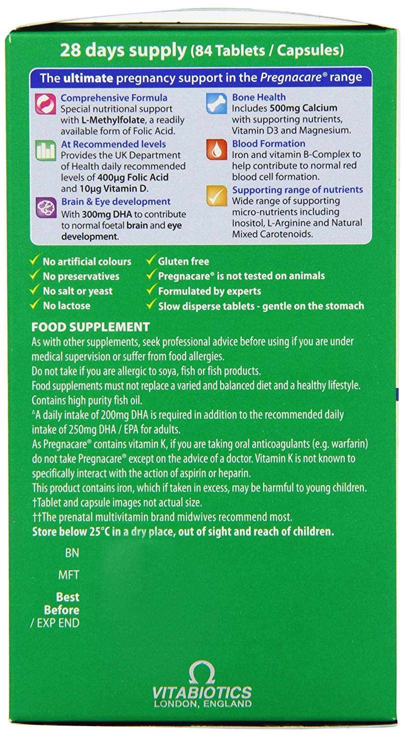 PANA Pregnacare Max vitamin D 10mcg capsule supports nutrient balance during pregnancy