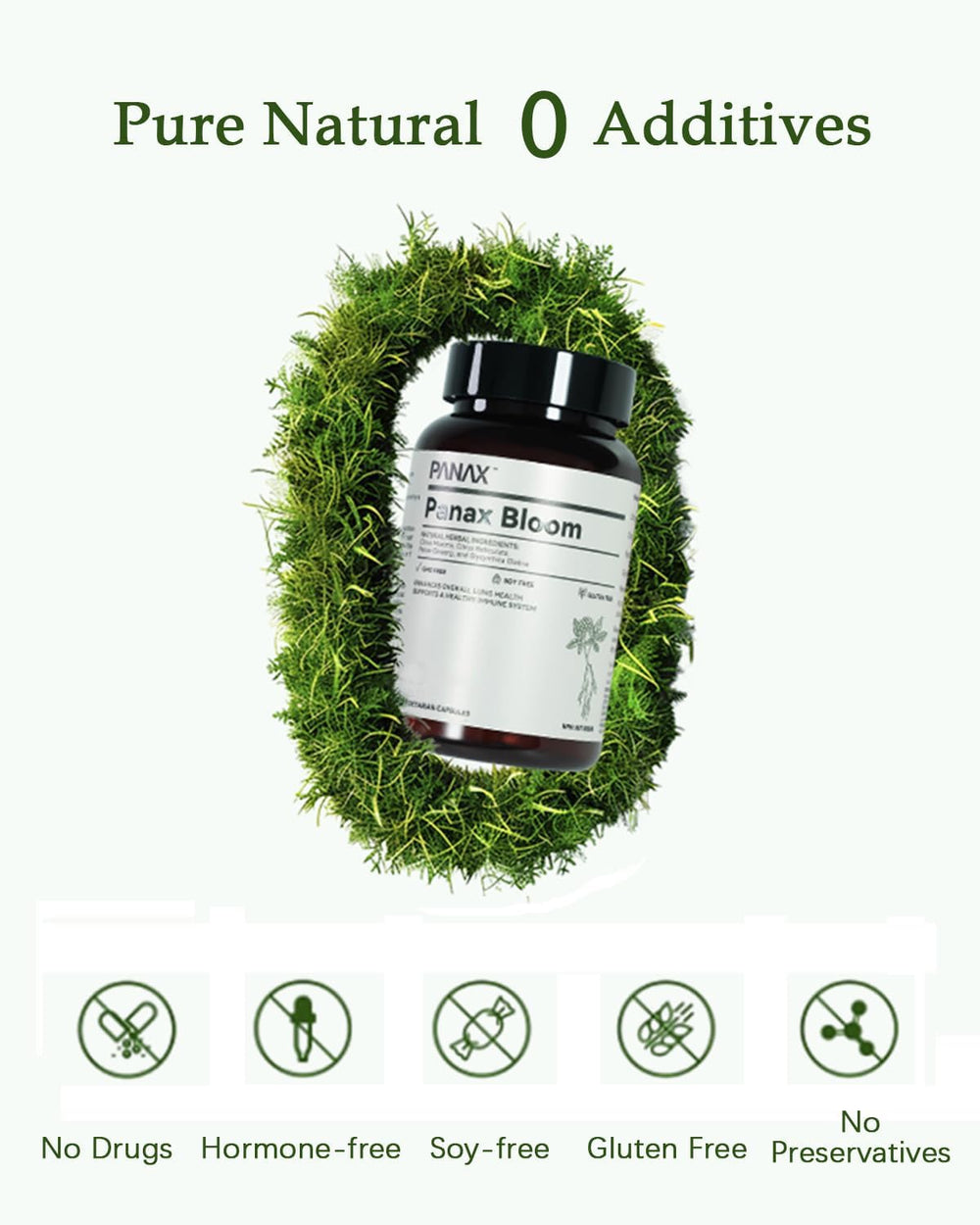 Panax Bloom Daily Breathing capsules support immune and bronchial health through daily use.