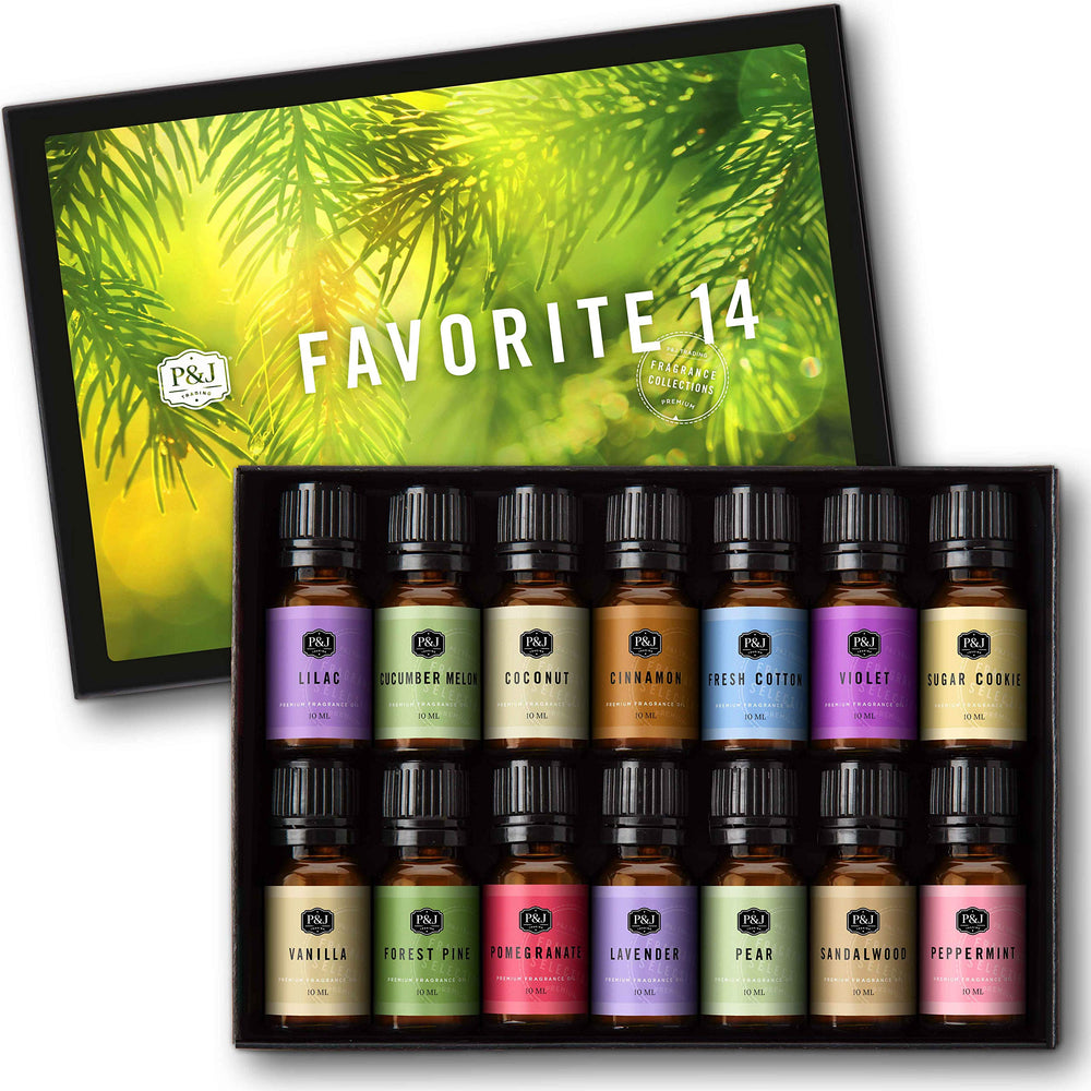 P&J Trading Fragrance Oil Favorite Set gift box for DIY candles and soaps
