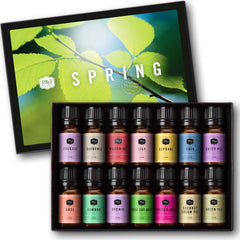 P&J Trading Spring 14-fragrance oils in 10ml bottles for versatile DIY projects.
