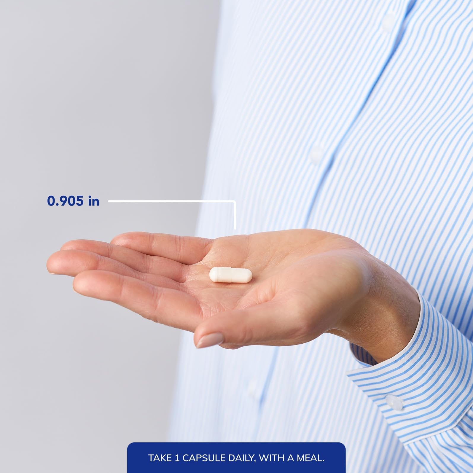 Pantothenic acid bottle dispensing for easy daily use.
