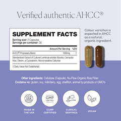 Papillex AHCC capsules daily-use image showing easy daily routine.