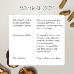 Papillex AHCC serving-size illustration for easy dosing.