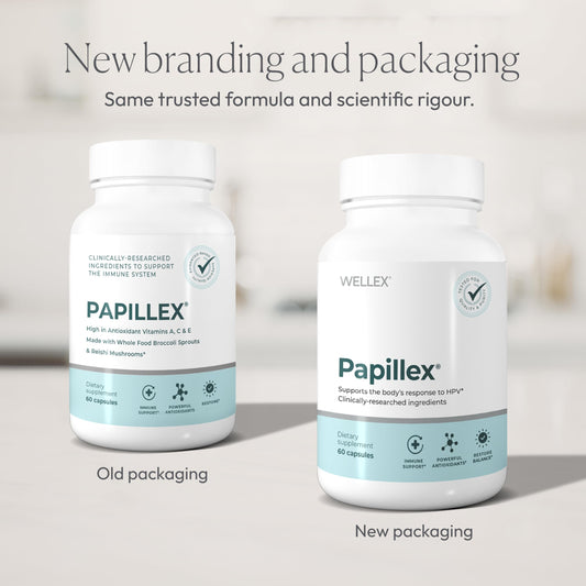 Papillex lycopene and carotenoids capsule highlighting nutrient-rich formula.