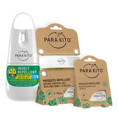 PARA'KITO Mosquito Spray Bottle for quick protection during outdoor activities.
