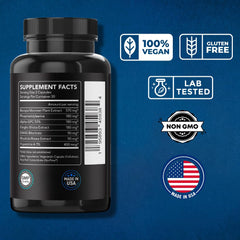 Parnatura Mind Elements label detail shows Bacopa and Alpha GPC ingredients