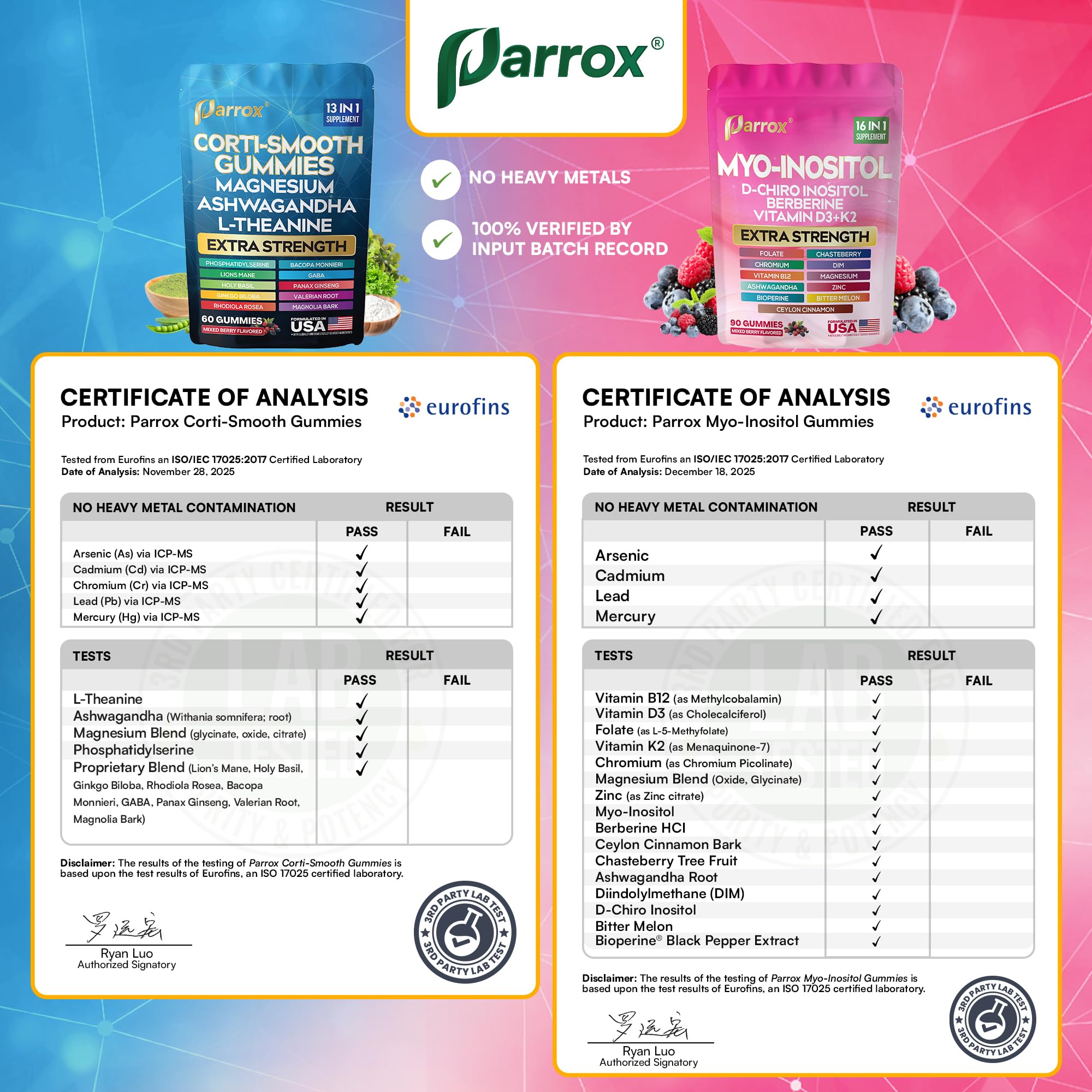Parrox calm focus daily-use scene implies potential supports for mood and energy.