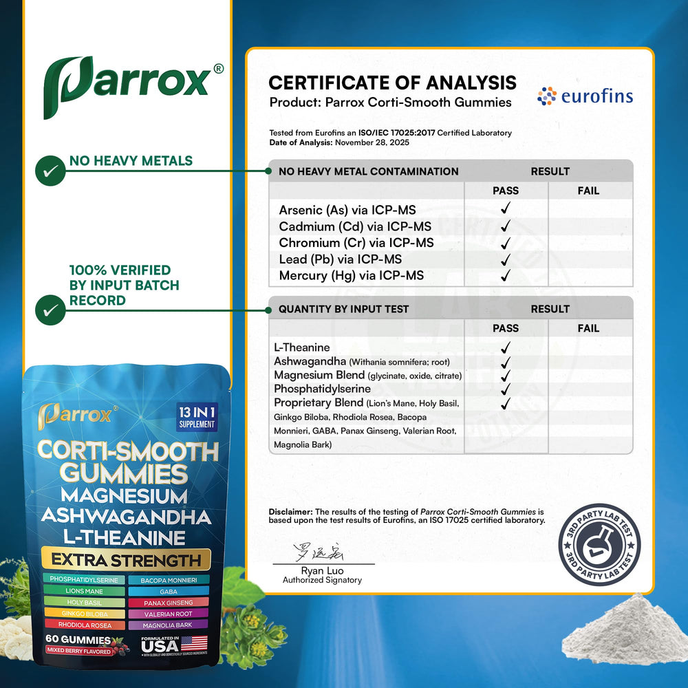 Parrox Corti-Smooth berry flavor visual for daily use