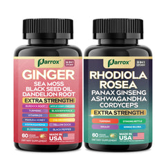 Parrox duo visuals with elderberry and honey