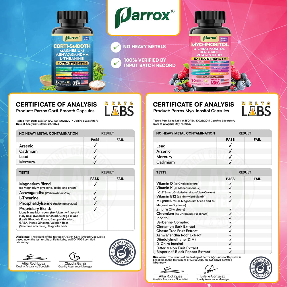 Parrox USA facility badge communicates clean, ethical manufacturing.