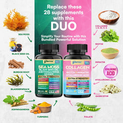 Parrox Sea Moss capsules for an easy daily routine
