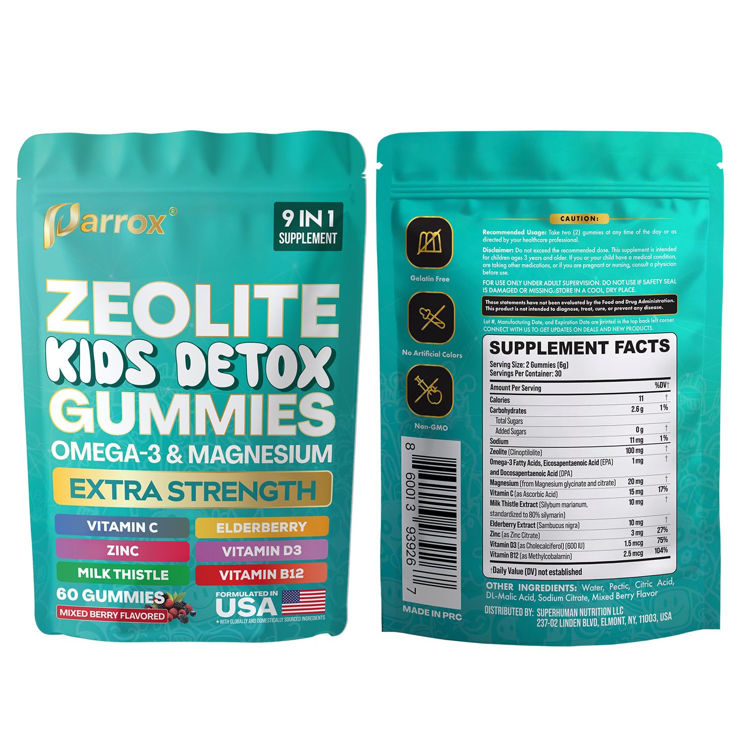 Parrox Zeolite Kids Gummies daily-use supplement simplifies family routines.