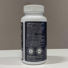 partiQlar NR bottle with glass to evoke daily wellness routine
